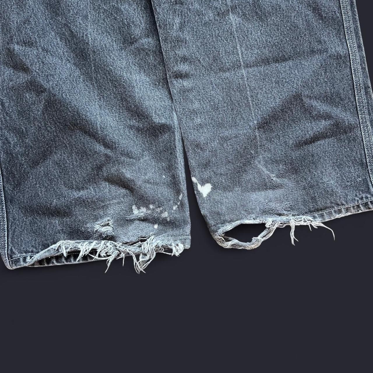Other skater punk style distressed black baggy carpenter jeans 40w Size US 40 / EU 56 - 3 Thumbnail
