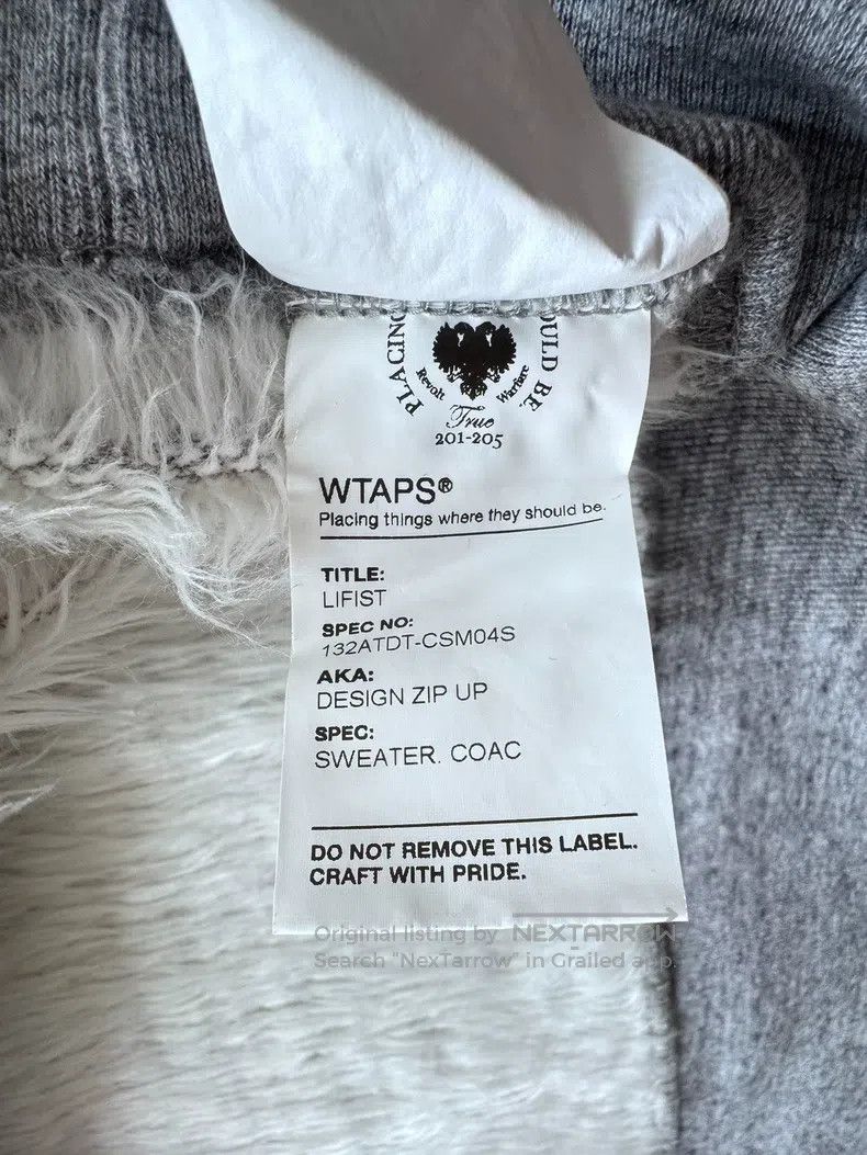 Wtaps Wtaps Fleece zip hoodie Size US M / EU 48-50 / 2 - 4 Thumbnail