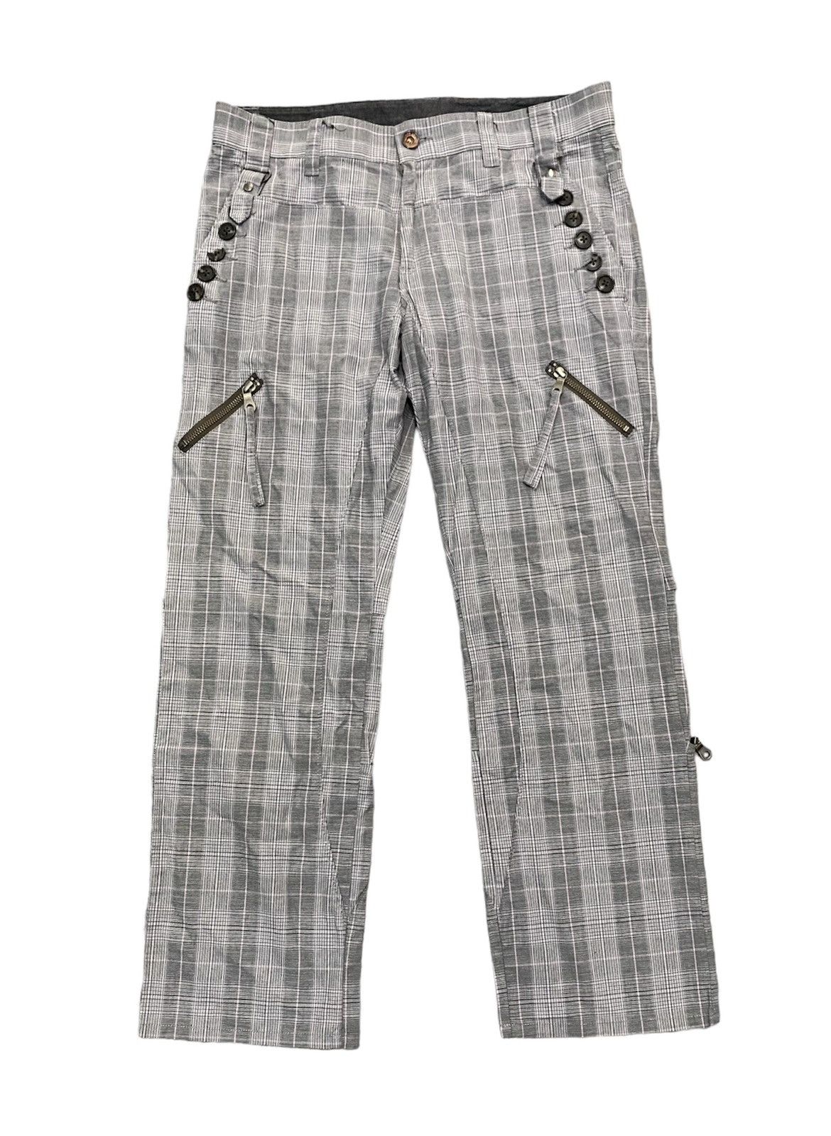 PPFM PPFM Checked multipoket anarchy pants Size US 31 - 1 Thumbnail