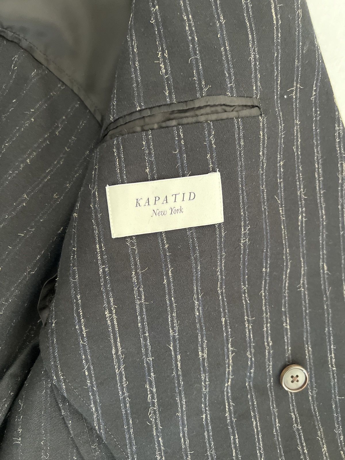 Vintage KAPATID NYC unstructured double button Blazer in Size L. Size 44L - 5 Thumbnail