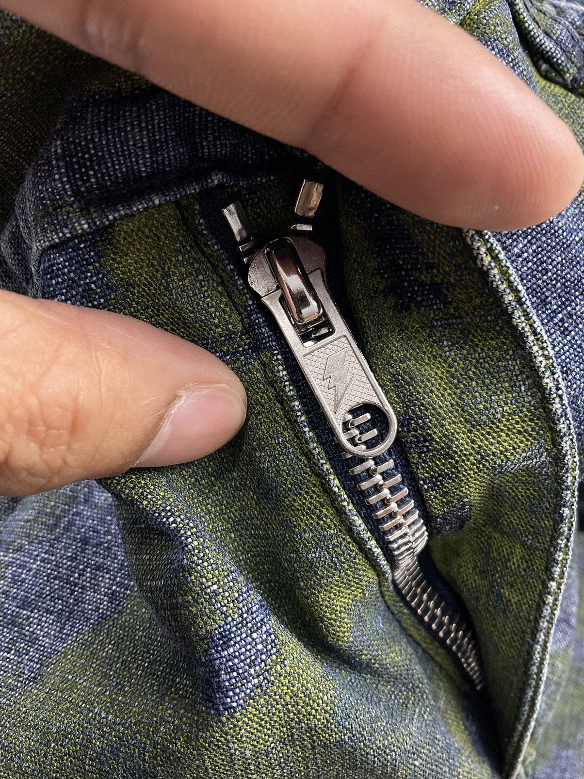 Walter Van Beirendonck Walter Van Beirendonck Hand Painted Moss Jeans Size US 28 / EU 44 - 14 Thumbnail