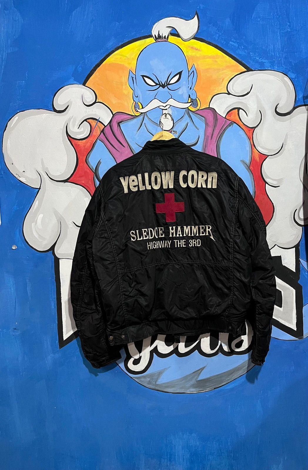 Vintage × YELLOW CORN Very rare Bomber yellow corn Size US XL / EU 56 / 4 - 1 Thumbnail