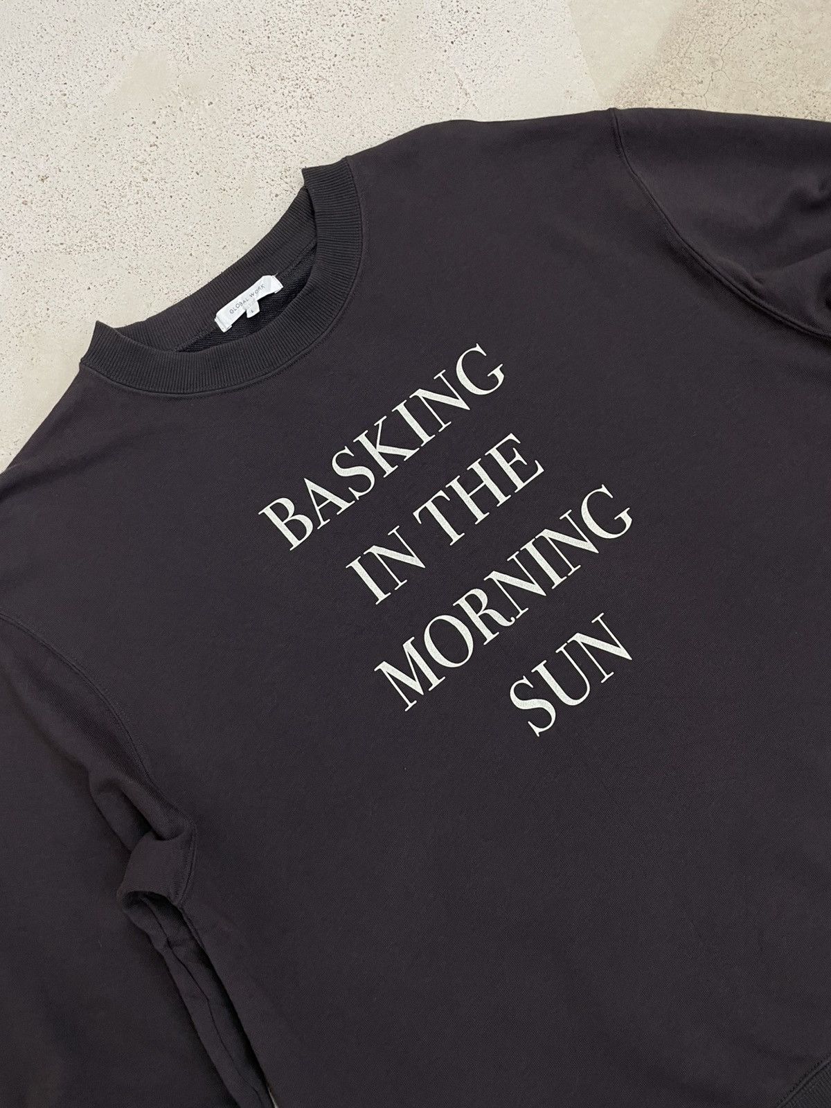 Global Work Global Work Basking In The Sun Wording Y2K Life Size US L / EU 52-54 / 3 - 5 Thumbnail