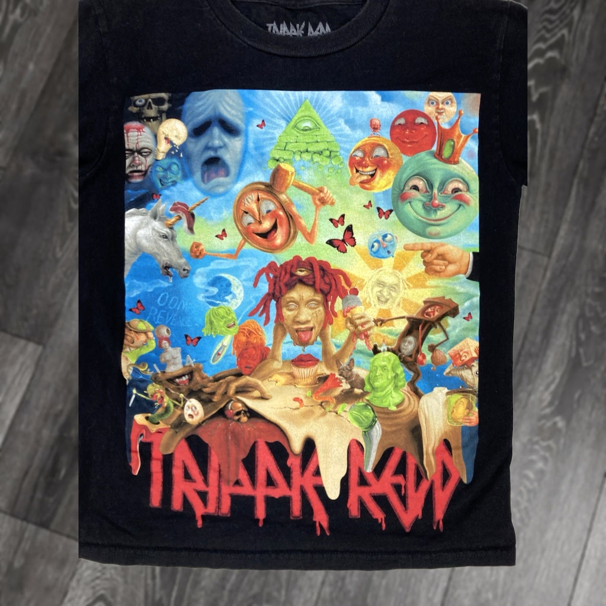 Vintage Trippie Redd Crop Graphic T-shirt Women XS Black Short Sleeve Music Size M / US 6-8 / IT 42-44 - 1 Thumbnail