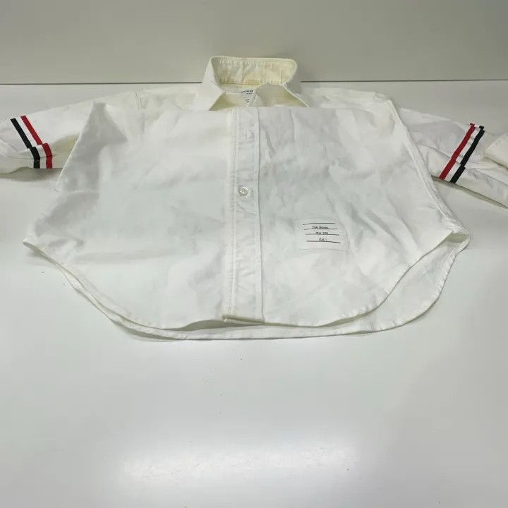 Thom Browne Thom Browne Classic Long Sleeve White Shirt -2507 Size US S / EU 44-46 / 1 - 1 Thumbnail