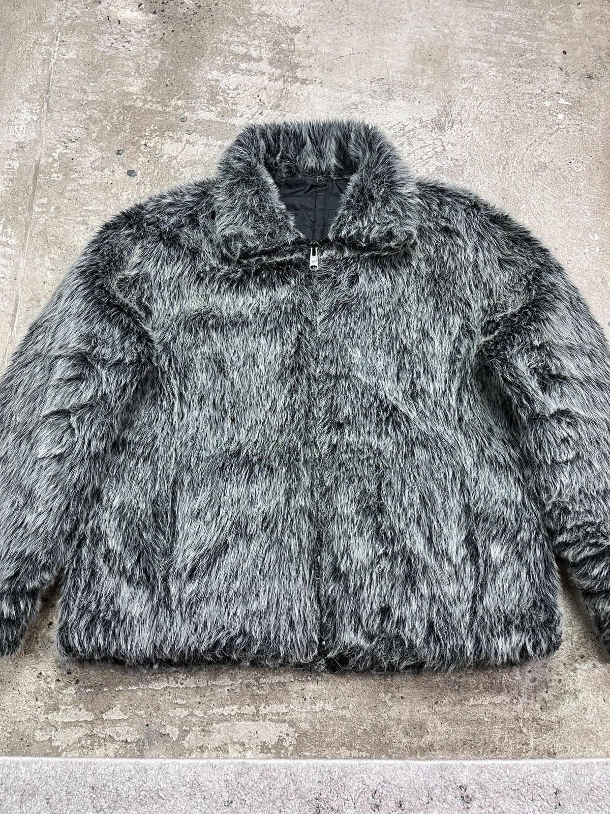 Vintage 2000s BOXY CHEWBACCA TEDDY SHERPA ECO FUR COAT JACKET № 2251 Size US L / EU 52-54 / 3 - 2 Thumbnail