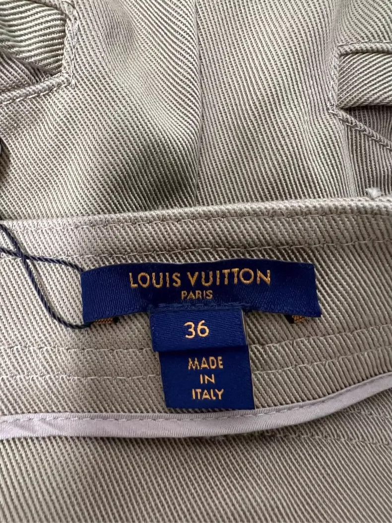 Louis Vuitton Louis Vuitton Old flower leather brand trousers and slacks Size US 36 / EU 52 - 4 Thumbnail