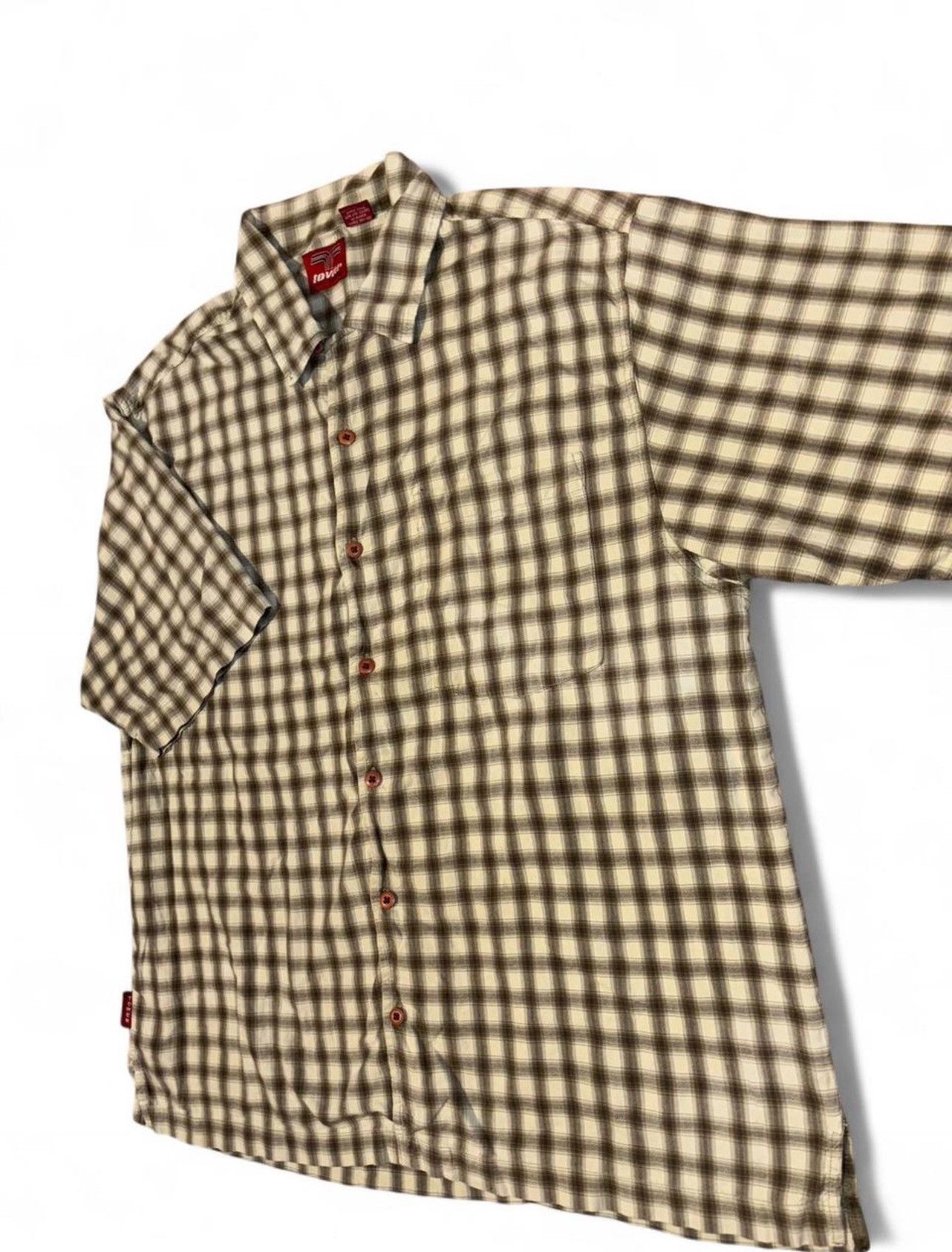 Other × Vintage Rare Y2K Tower Clothing Checkered short sleeve button up Size US L / EU 52-54 / 3 - 2 Thumbnail