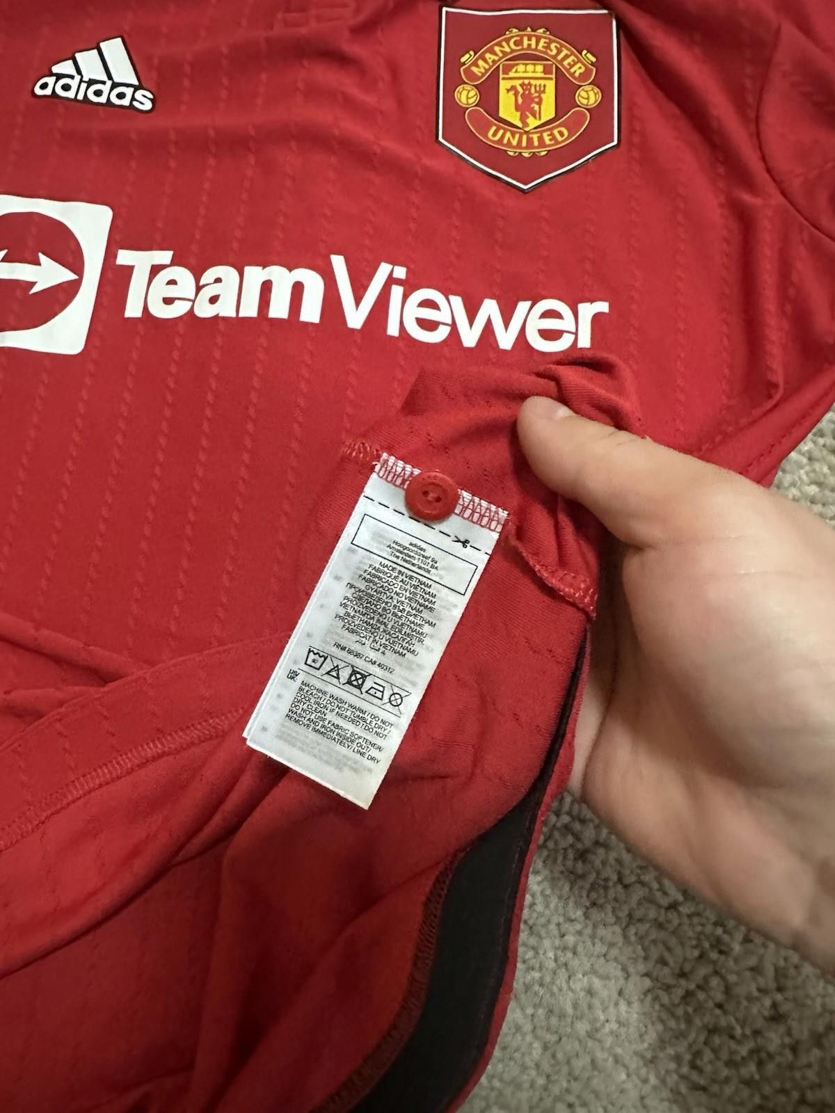 Adidas Manchester United 2022/23 Home Football Shirt Soccer Jersey Size US M / EU 48-50 / 2 - 7 Thumbnail