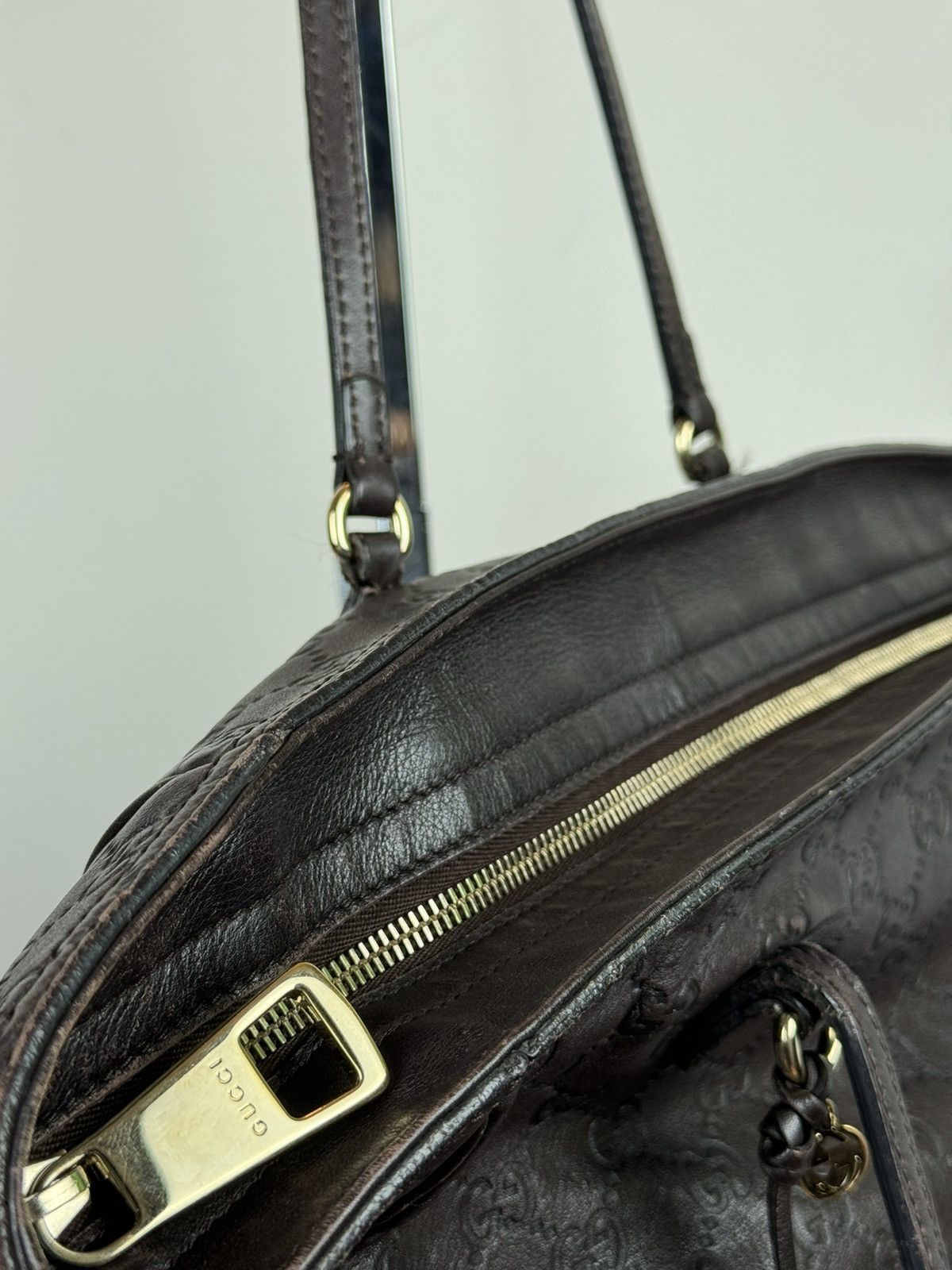 Gucci Leather shoulder bag Gucci GG Guccisima original luxury item Size ONE SIZE - 4 Thumbnail