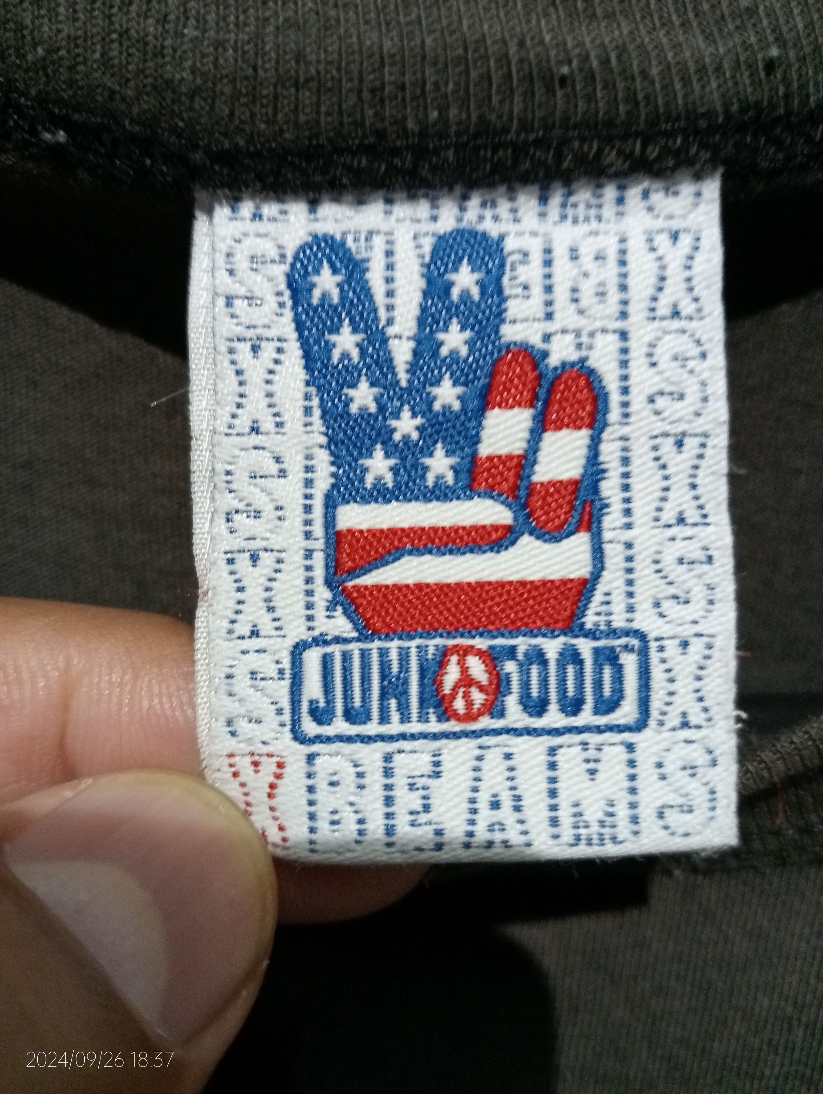 Grateful Dead Vintage Grateful Dead Junk Food X Beams Tee Very Rare Size US L / EU 52-54 / 3 - 9 Thumbnail