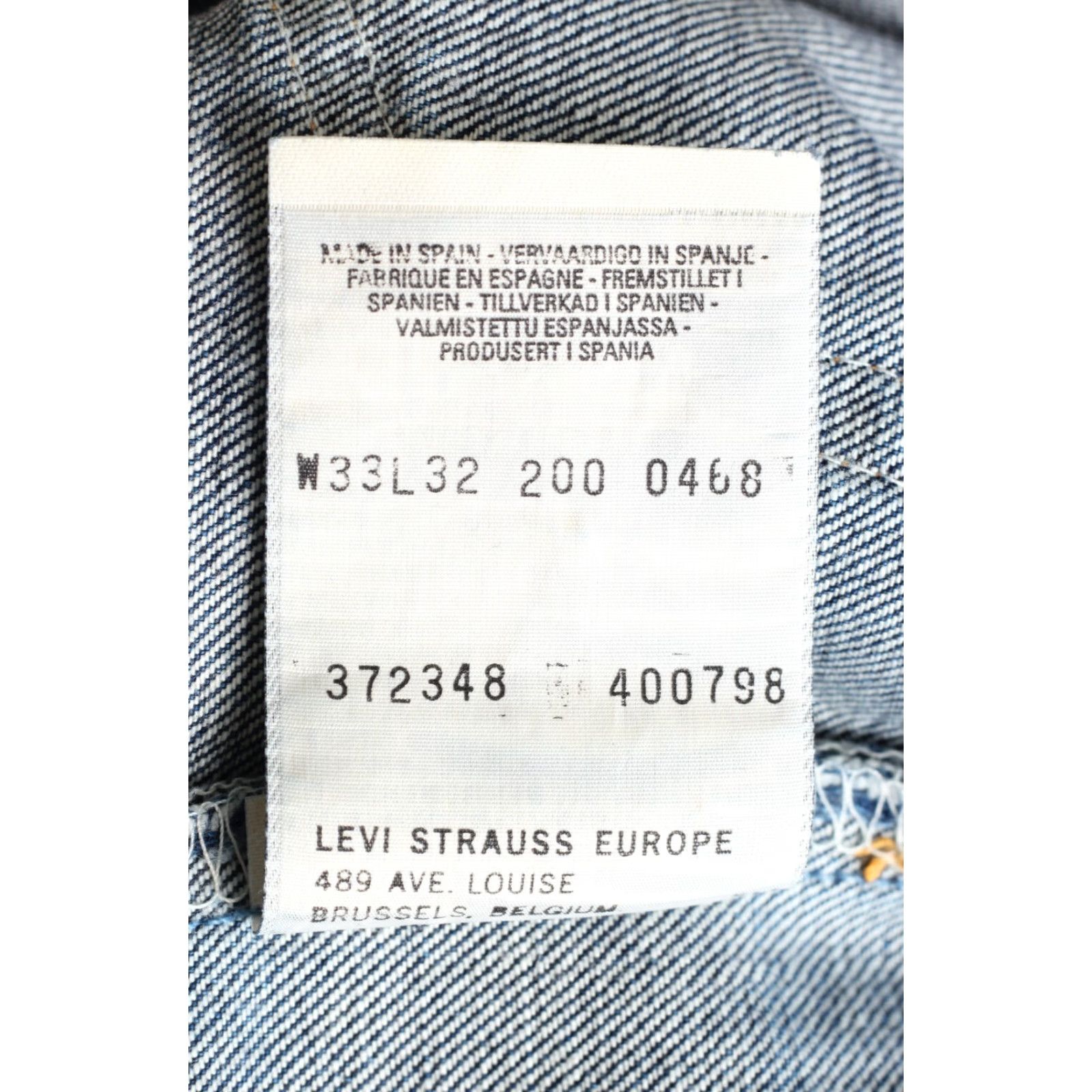 Levi's VINTAGE Levi’s Bootcut Jeans Men Size W33 L32 DZ6931 - Levi's Jeans Men 33x32 Blue Vintage Boots Cut Denim Regular Rise Mid 10-12in 5-Pocket - Mens Size US 33 - 7 Thumbnail