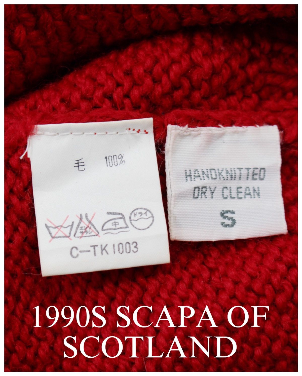 Vintage 1990S SCAPA OF SCOTLAND HAND EMBROIDERED WOOLKNIT Size US S / EU 44-46 / 1 - 6 Thumbnail
