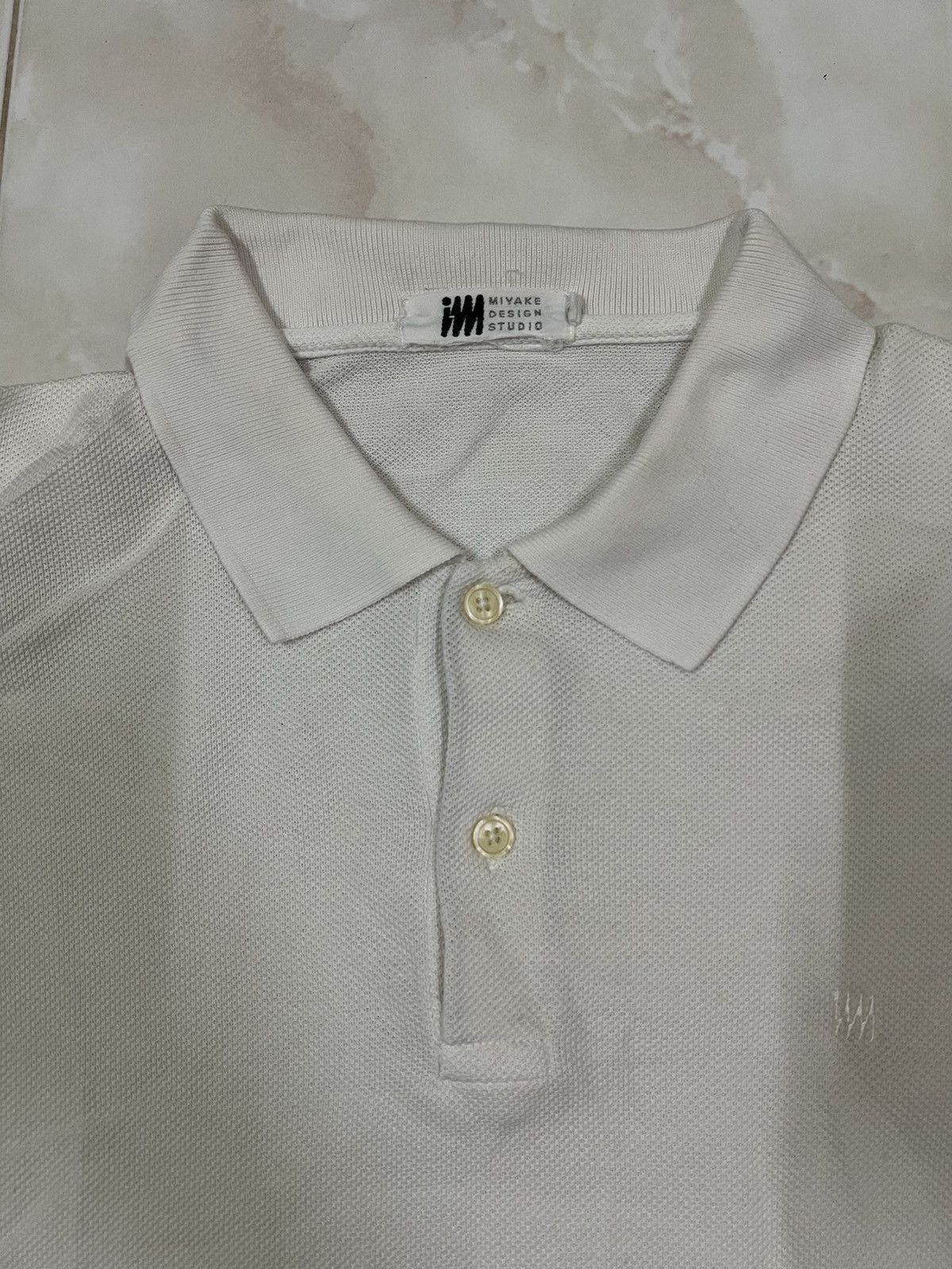Designer × Issey Miyake × Vintage White Tshirt Issey Miyake Size US L / EU 52-54 / 3 - 2 Thumbnail