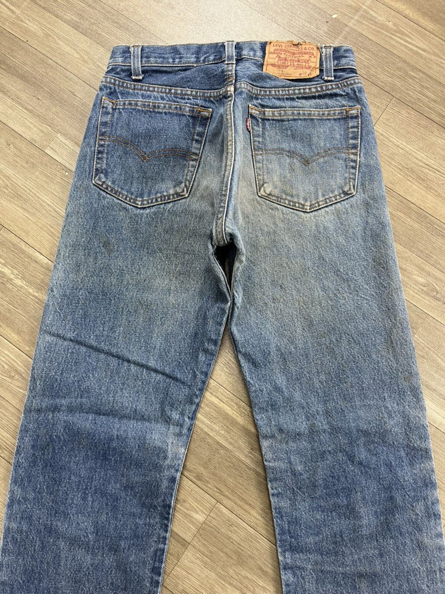 Levi's Vintage Clothing 🇺🇸1970s Vintage Levis 501 LVC 29x32 Distressed Blue Jeans Size US 29 - 21 Thumbnail