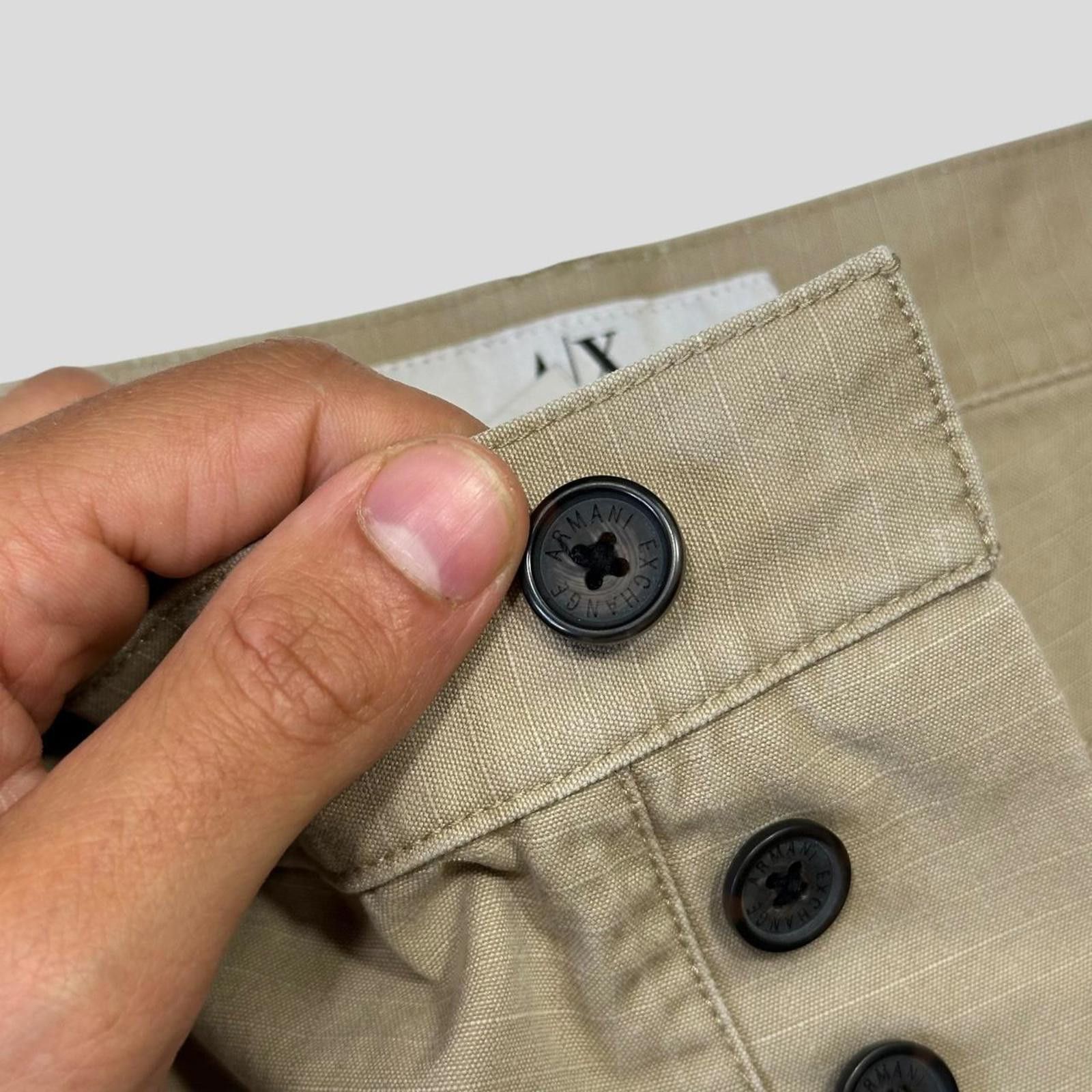 Armani Exchange Armani 90’s Cotton Ripstop Cargo Trousers - 34 Size US 34 / EU 50 - 7 Thumbnail
