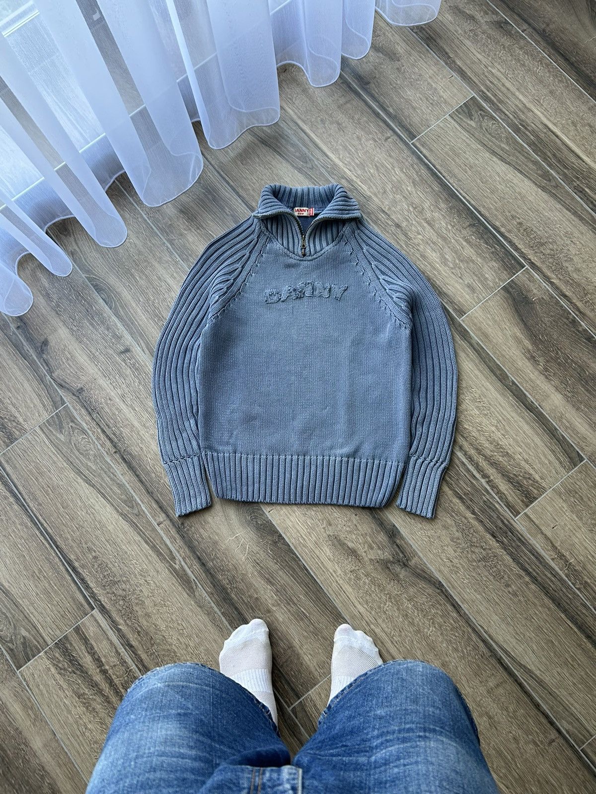 Japanese Brand Vintage Danny Ddw big logo knit-sweatshirt mens avant-garden Size US M / EU 48-50 / 2 - 1 Thumbnail