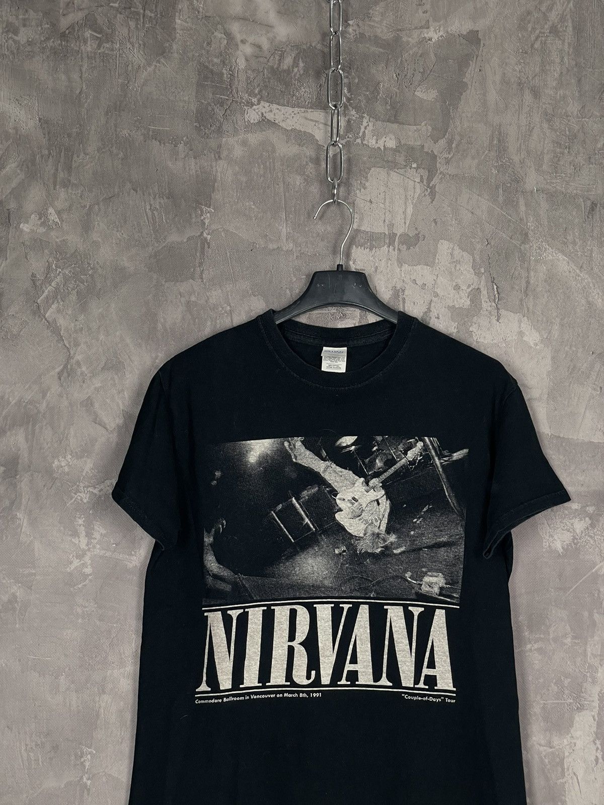 Band Tees × Vintage Nirvana Vintage Printed Y2K Rare Rock Metal Band T shirt Size US S / EU 44-46 / 1 - 2 Thumbnail