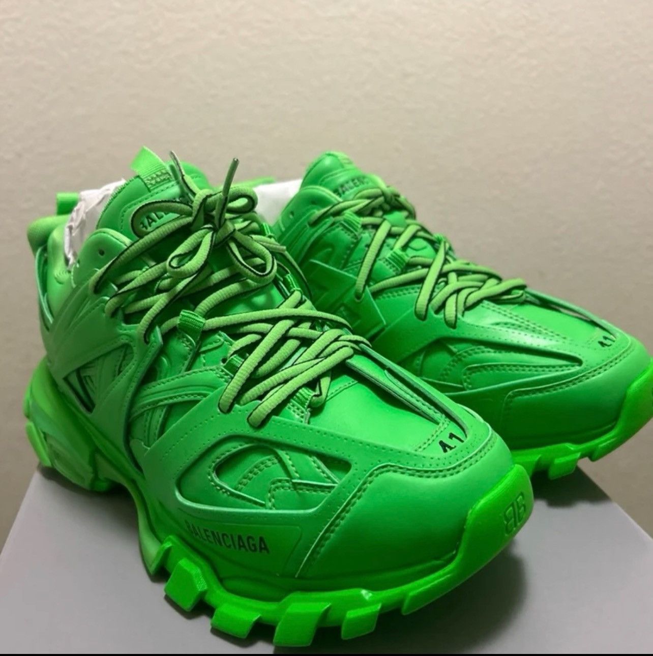 Balenciaga Balenciaga leather Track Trainers Size US 8 / EU 41 - 2 Thumbnail