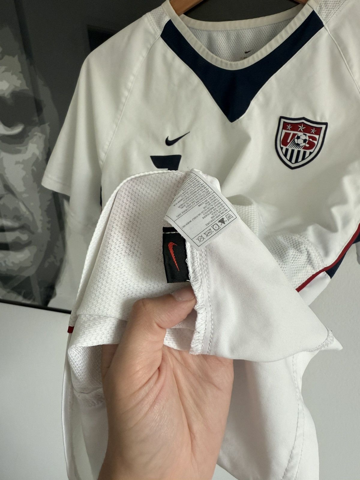 Nike Vintage 2000s NIKE USA National Team Women's Soccer Jersey Size M / US 6-8 / IT 42-44 - 5 Thumbnail