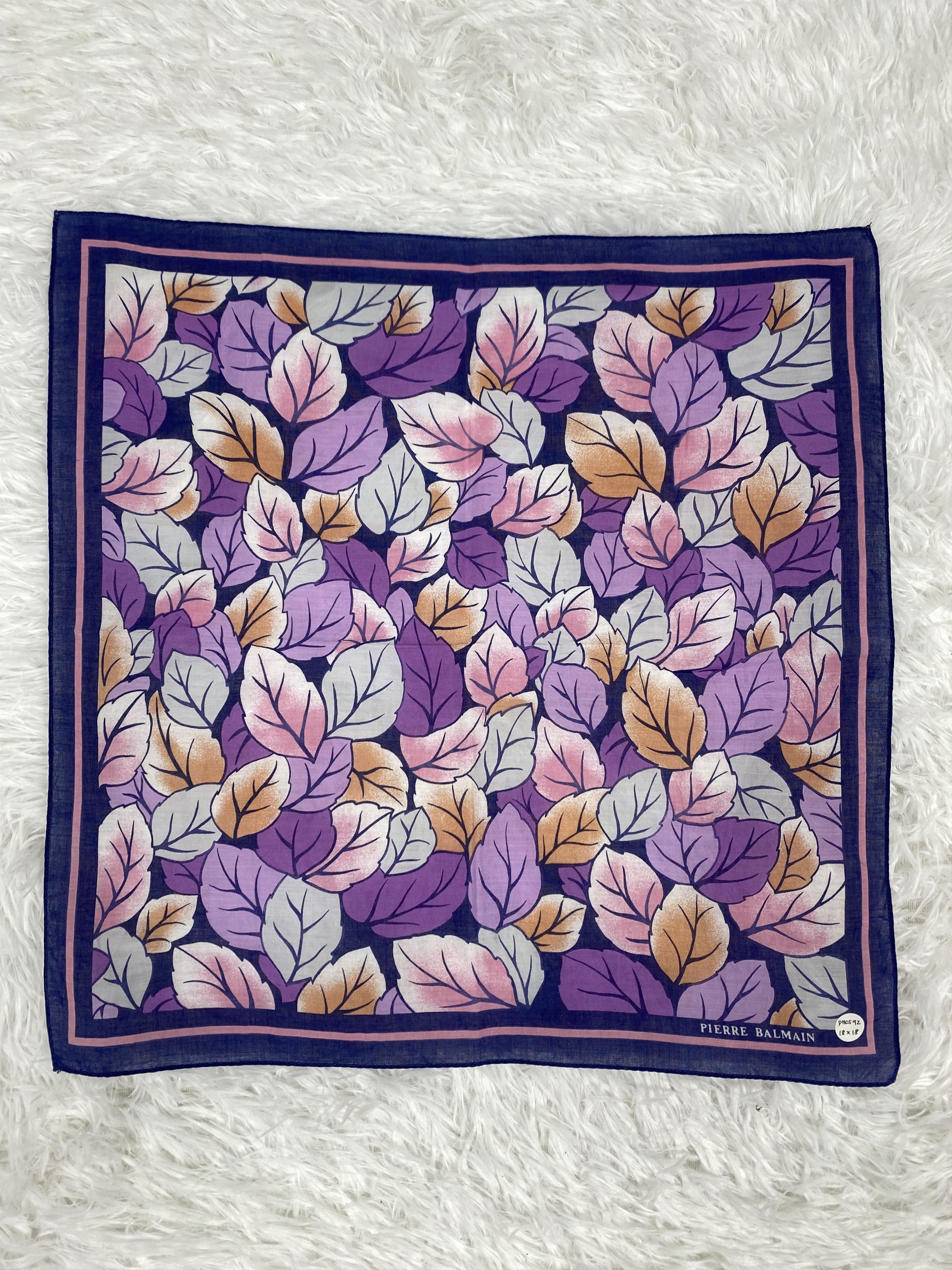 Pierre Balmain Vintage Pierre Balmain Handkerchief Neckerchief PH0592 Size ONE SIZE - 3 Thumbnail