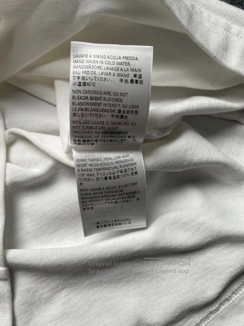 Balenciaga Balenciaga Logo Short Sleeve T-shirt XS. Size US XS / EU 42 / 0 - 5 Thumbnail