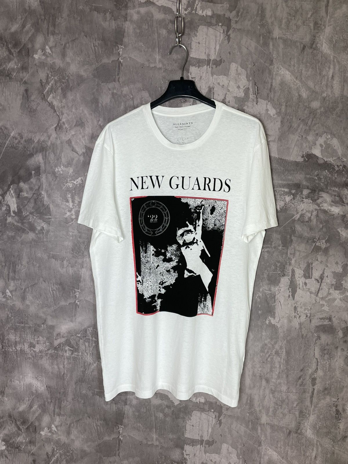 Allsaints Allsaints Y2K T-shirt Big Logo Streetwear “New Guards” Size US S / EU 44-46 / 1 - 1 Thumbnail