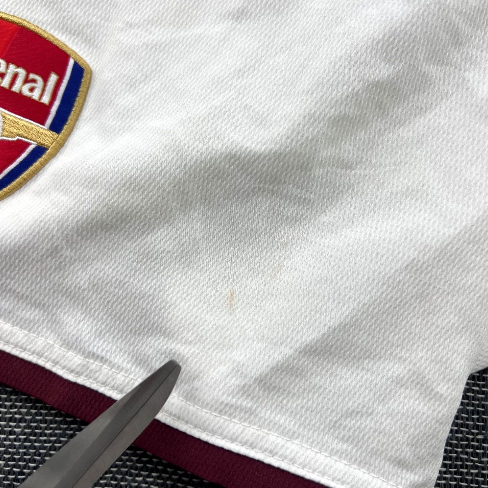 Nike Nike Arsenal 2007-2008 Away Shorts Mens Small White Football Adult Nike Size US 29 - 3 Thumbnail