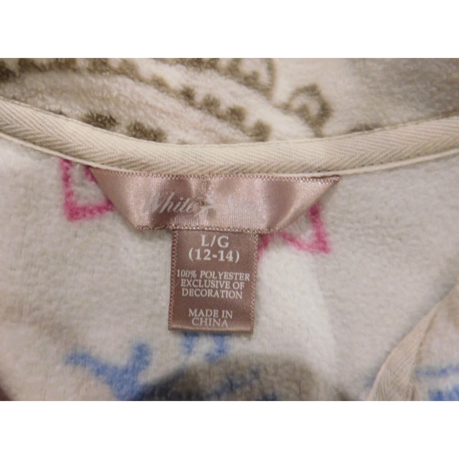 Vintage White Stag Jacket Women Long Beige Floral Zip Button Family Casual Winter XL/US Size XL / US 12-14 / IT 48-50 - 5 Thumbnail