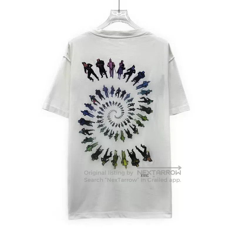 Louis Vuitton Louis Vuitton White logo printed crew neck short sleeve T- Size US L / EU 52-54 / 3 - 2 Thumbnail