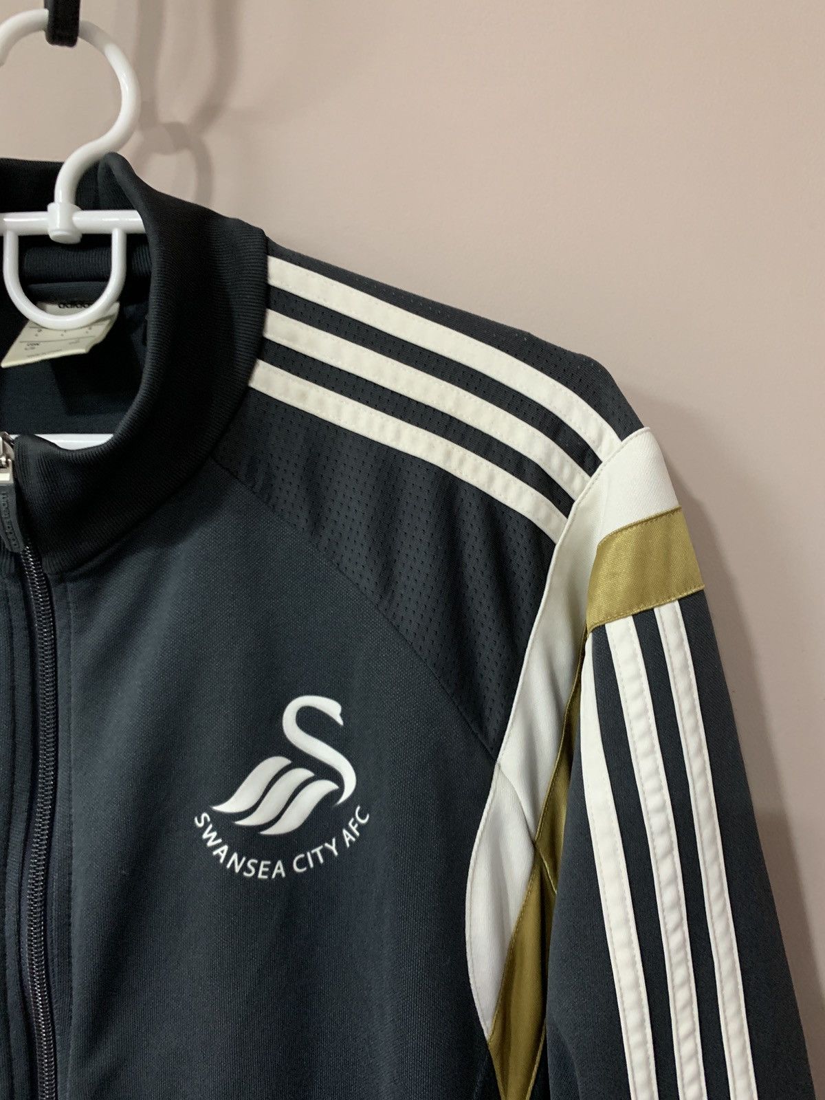 Adidas Swansea City Training Football Jacket Adidas Soccer Size L Size US L / EU 52-54 / 3 - 3 Thumbnail