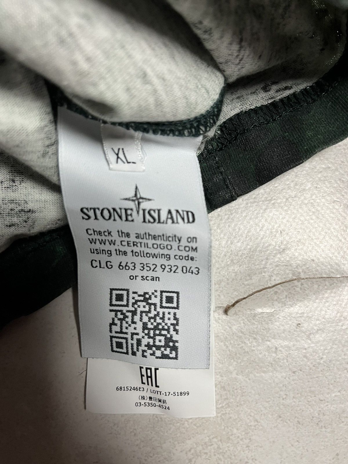 Stone Island Stone island Tee ss18 alligator camo Size US XL / EU 56 / 4 - 6 Thumbnail