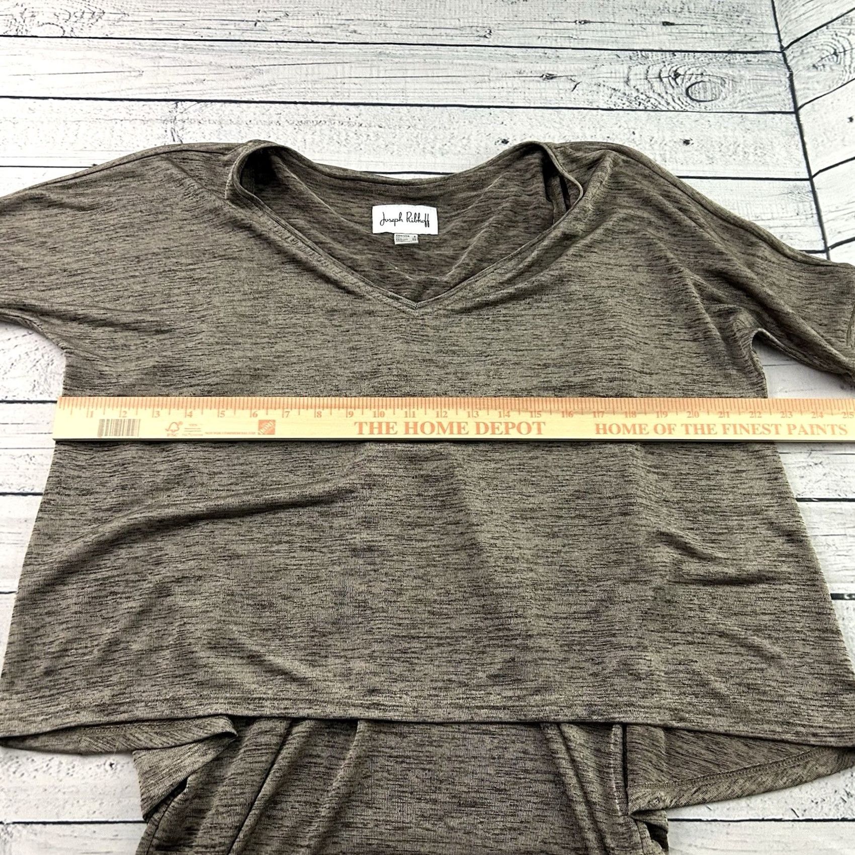 Joseph Ribkoff VINTAGE Joseph Ribkoff Gold Metallic Layered V Neck Tunic Top Womens 8 Gold Size M / US 6-8 / IT 42-44 - 4 Thumbnail