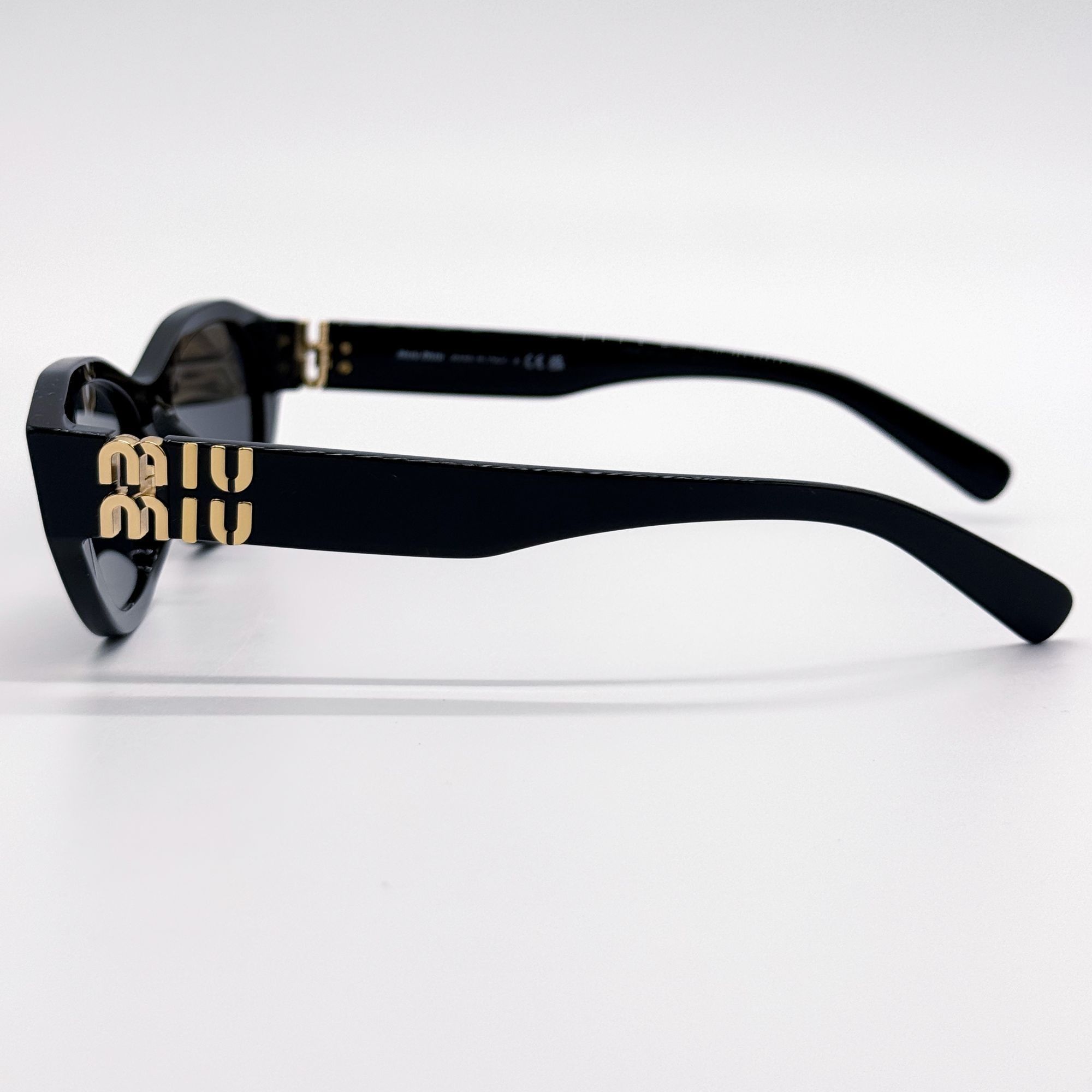 Miu Miu NEW MIU MIU SUNGLASSES MUA03S 16K08Z BLACK MU A03S, SMU A03 Size ONE SIZE - 7 Thumbnail