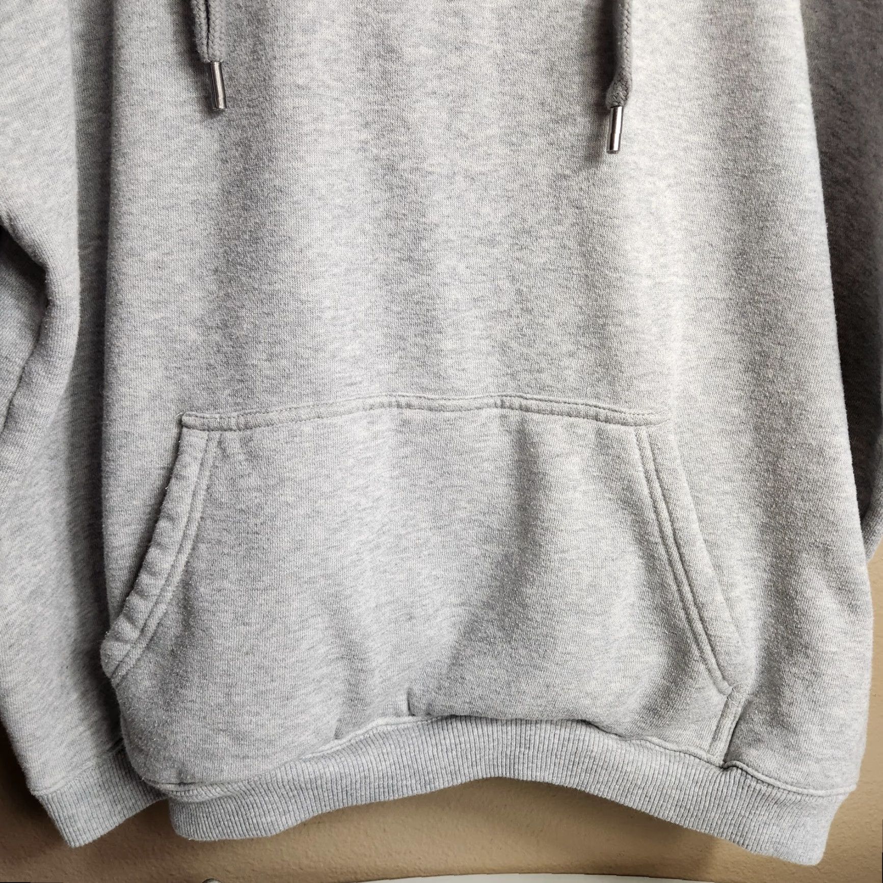 Vintage Aerie AE Womens |XL| Light Gray Spring Street Oversized Sherpa Hoodie Shirt Size XL / US 12-14 / IT 48-50 - 4 Thumbnail
