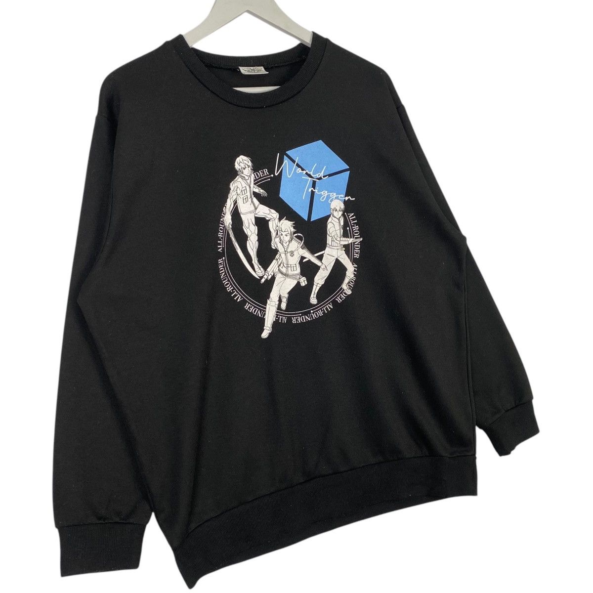 Designer × Vintage Vintage World Trigger Crewneck Sweatshirt Black Size US L / EU 52-54 / 3 - 3 Thumbnail