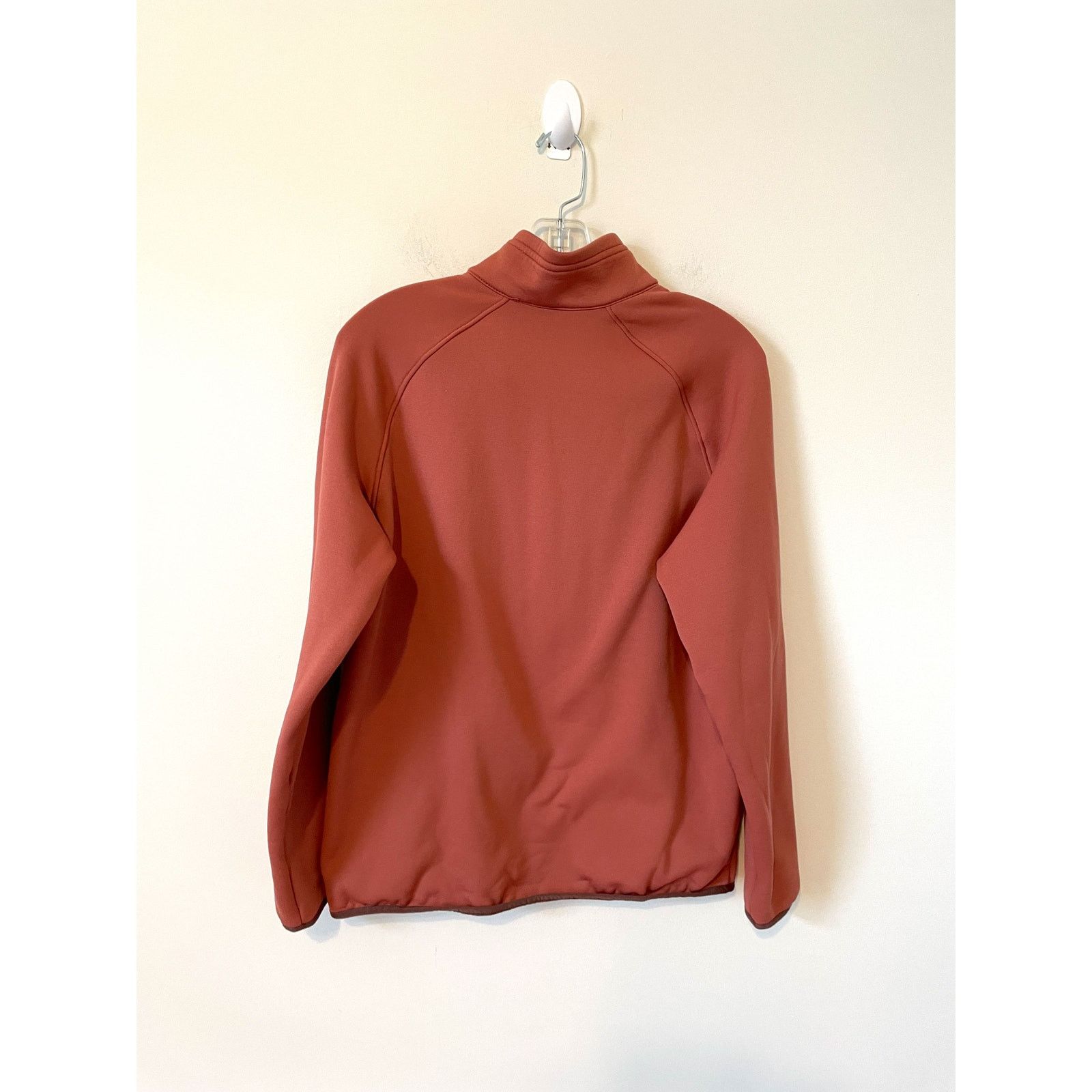 Eddie Bauer Eddie Bauer Fleeece Quarter Zip Jacket Orange Size Medium Size US M / EU 48-50 / 2 - 2 Thumbnail