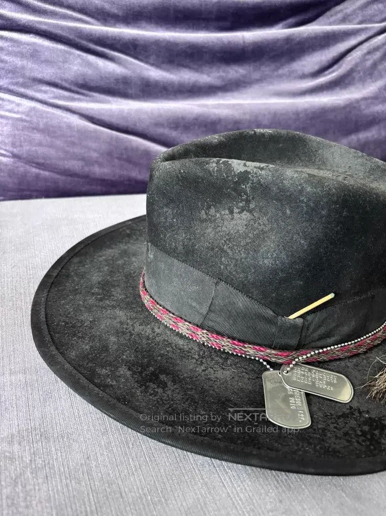 Takahiromiyashita The Soloist. Takahiromiyashita The Soloist. Matchstick Burnt Top Hat Size ONE SIZE - 4 Thumbnail