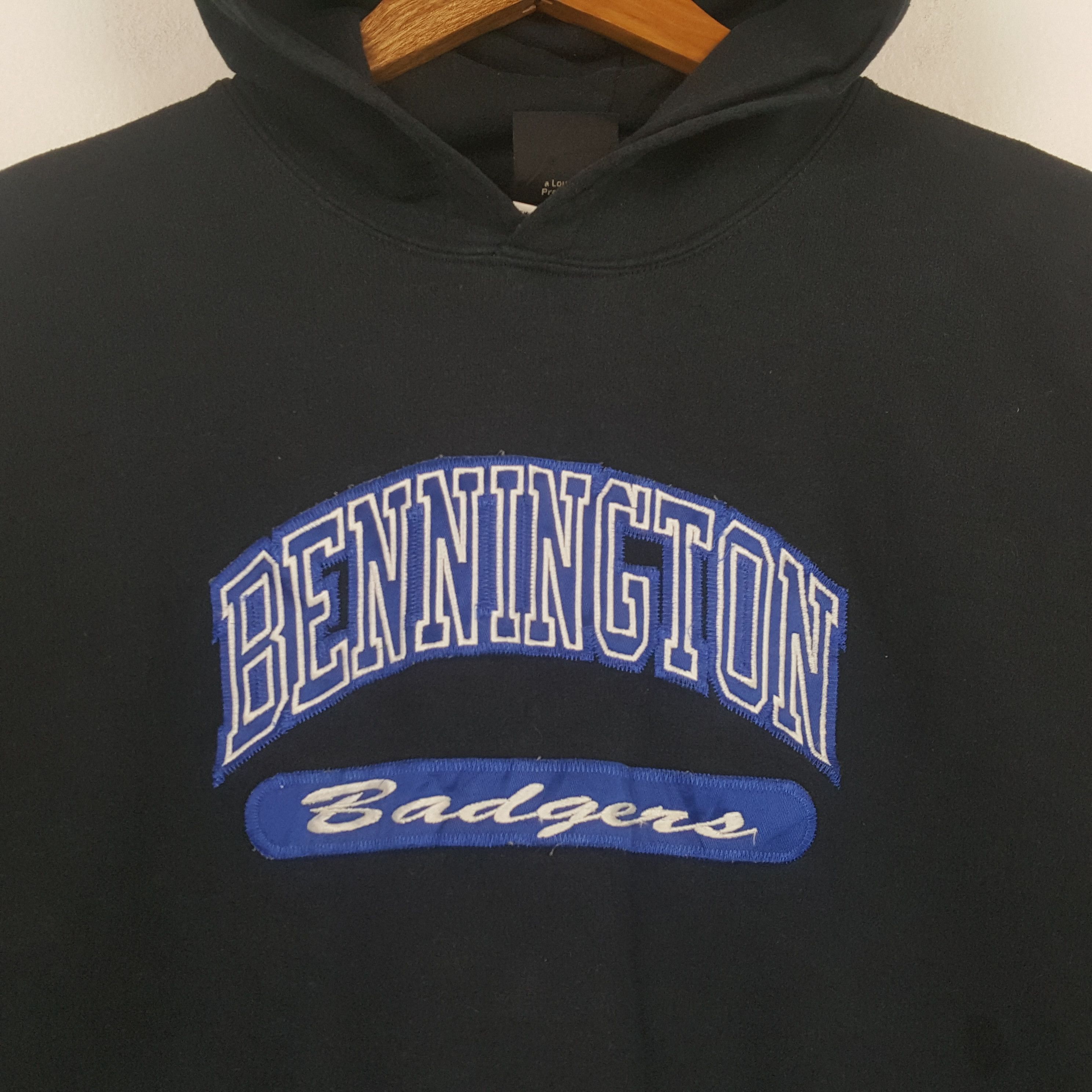 NFL × Vintage Vintage BENNINGTON BADGERS American Football Hoodies C284N15 Size US M / EU 48-50 / 2 - 2 Thumbnail