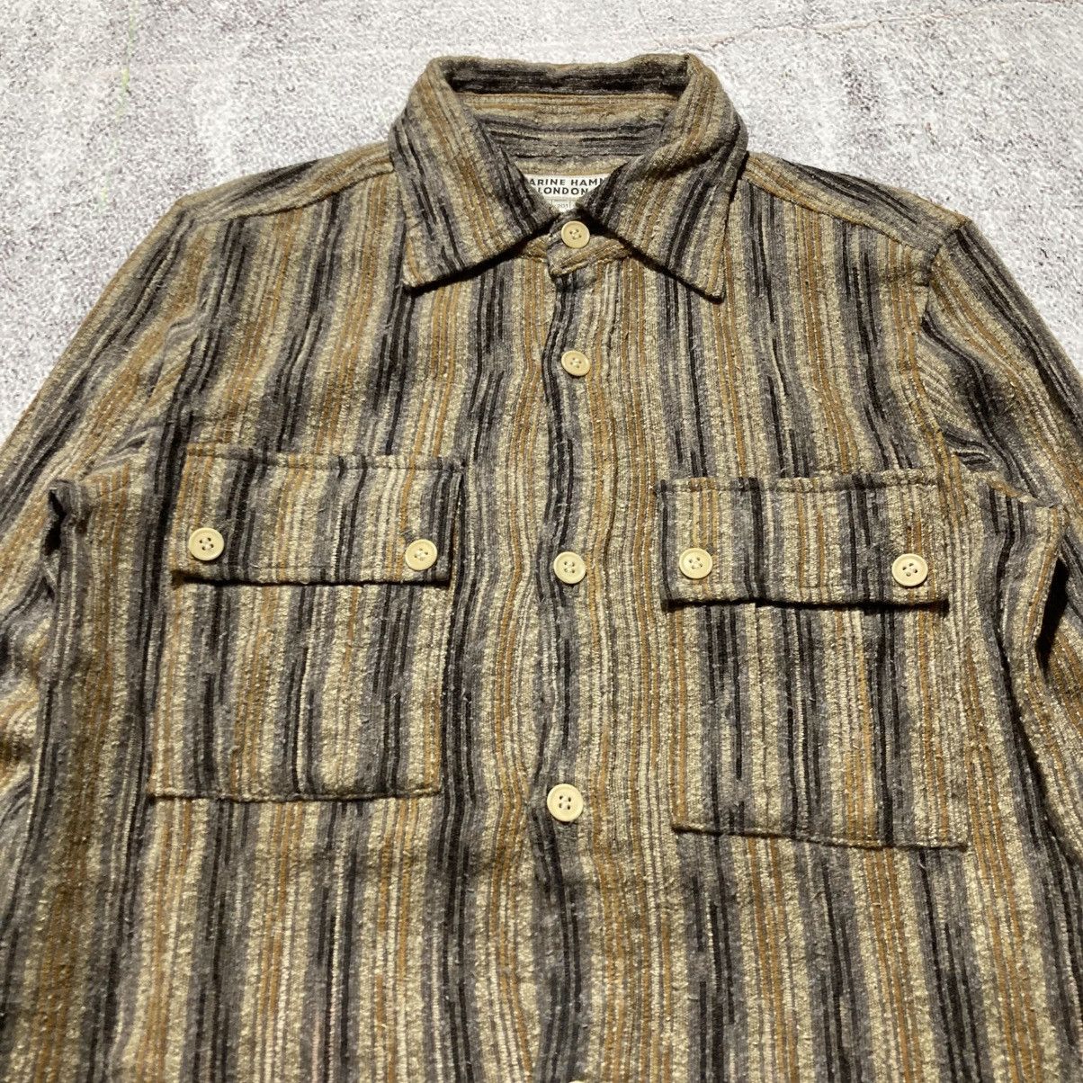 Japanese Brand 🇯🇵 Vintage Katharine Hamnett London Texture Shirt Luxury Size US M / EU 48-50 / 2 - 4 Thumbnail