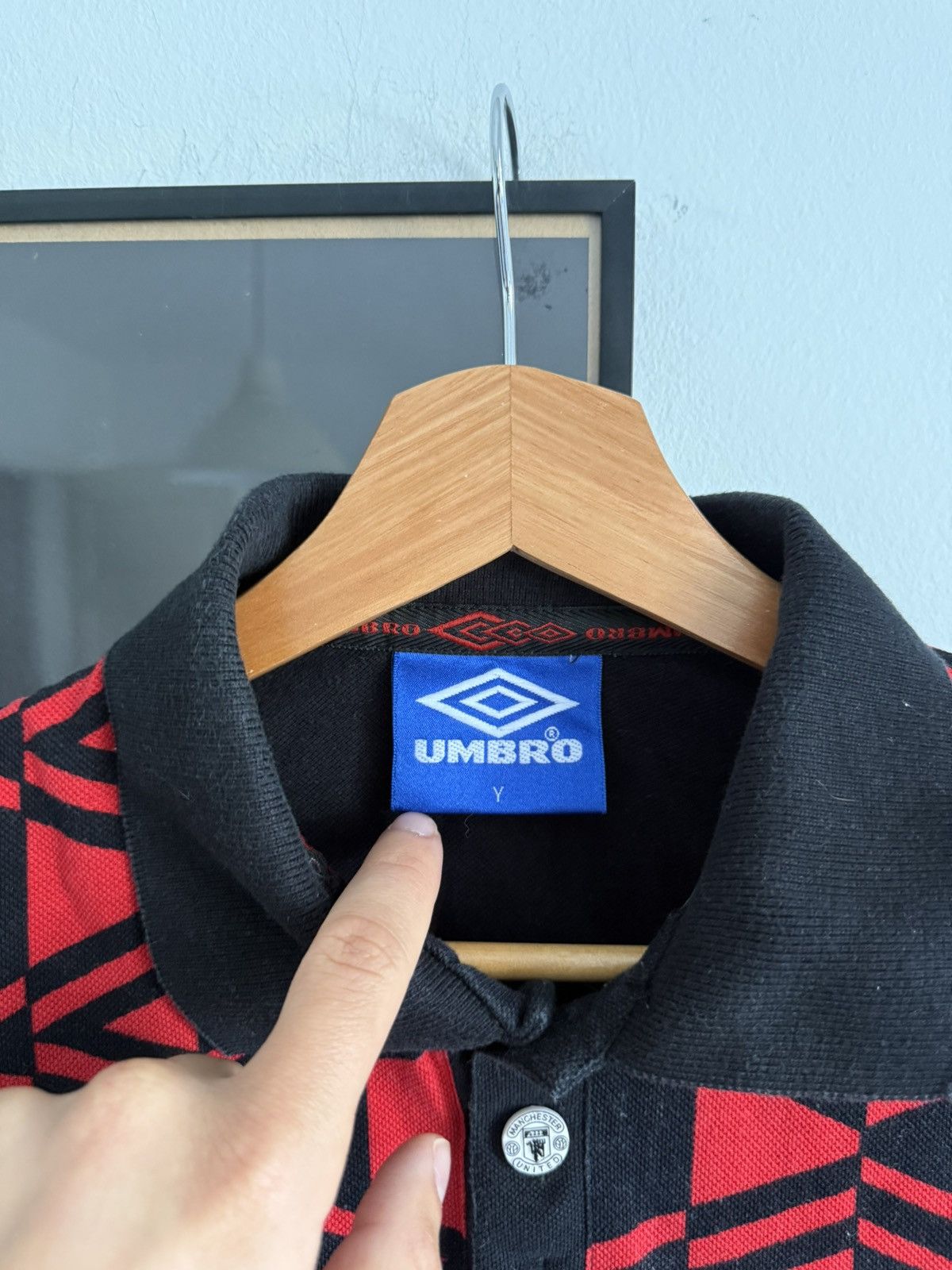 Other 1996-97 Manchester United Umbro Polo Shirt Size US S / EU 44-46 / 1 - 3 Thumbnail