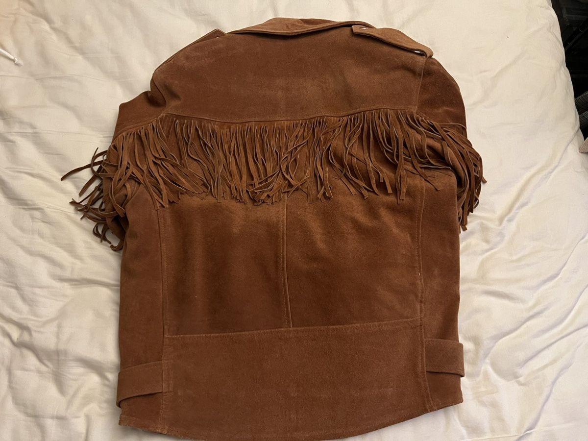 Vintage Vintage Leather Fringe Jacket Size US M / EU 48-50 / 2 - 3 Thumbnail