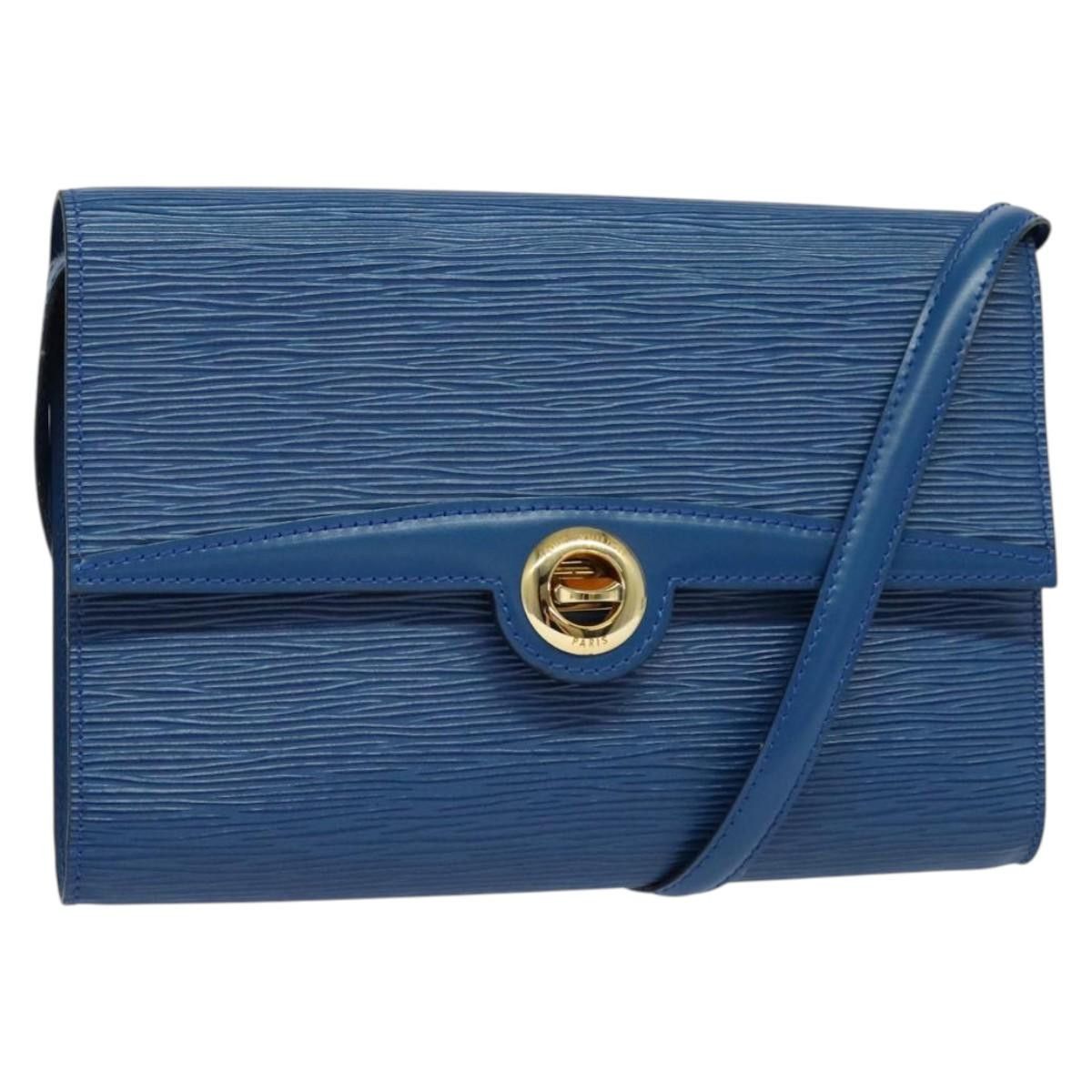 Louis Vuitton LOUIS VUITTON Epi Pochette Arche Shoulder Bag Blue M52575 Size ONE SIZE - 1 Thumbnail