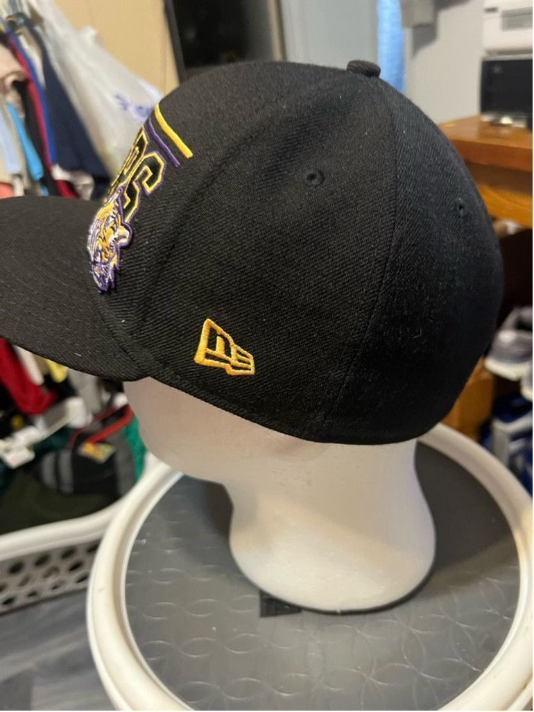 New Era Men's New Era LSU Tigers Hat Size 7 3/8 Black Size ONE SIZE - 2 Thumbnail