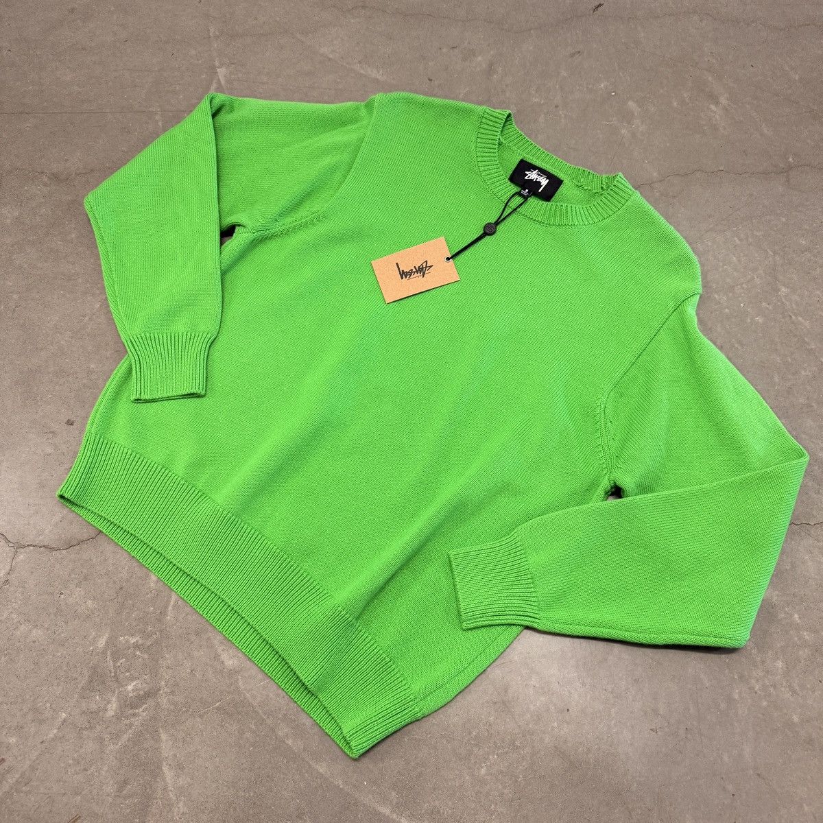Stussy BRAND NEW Stussy Green Crown Knit Sweater Size US S / EU 44-46 / 1 - 2 Thumbnail