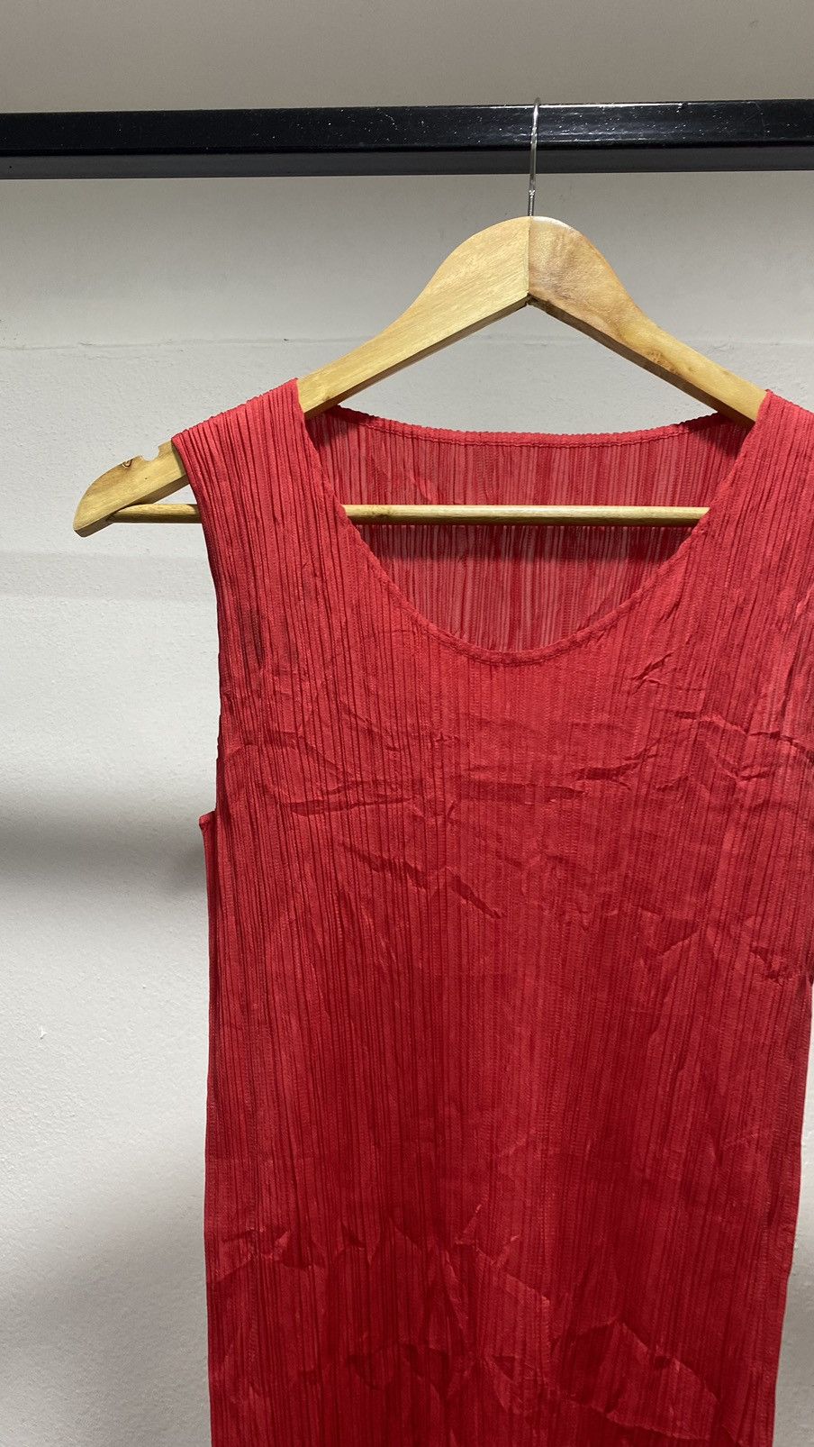 Pleats Please Issey Miyake 💥RARE Issey Miyake Pleats Please Red Size ONE SIZE - 6 Thumbnail