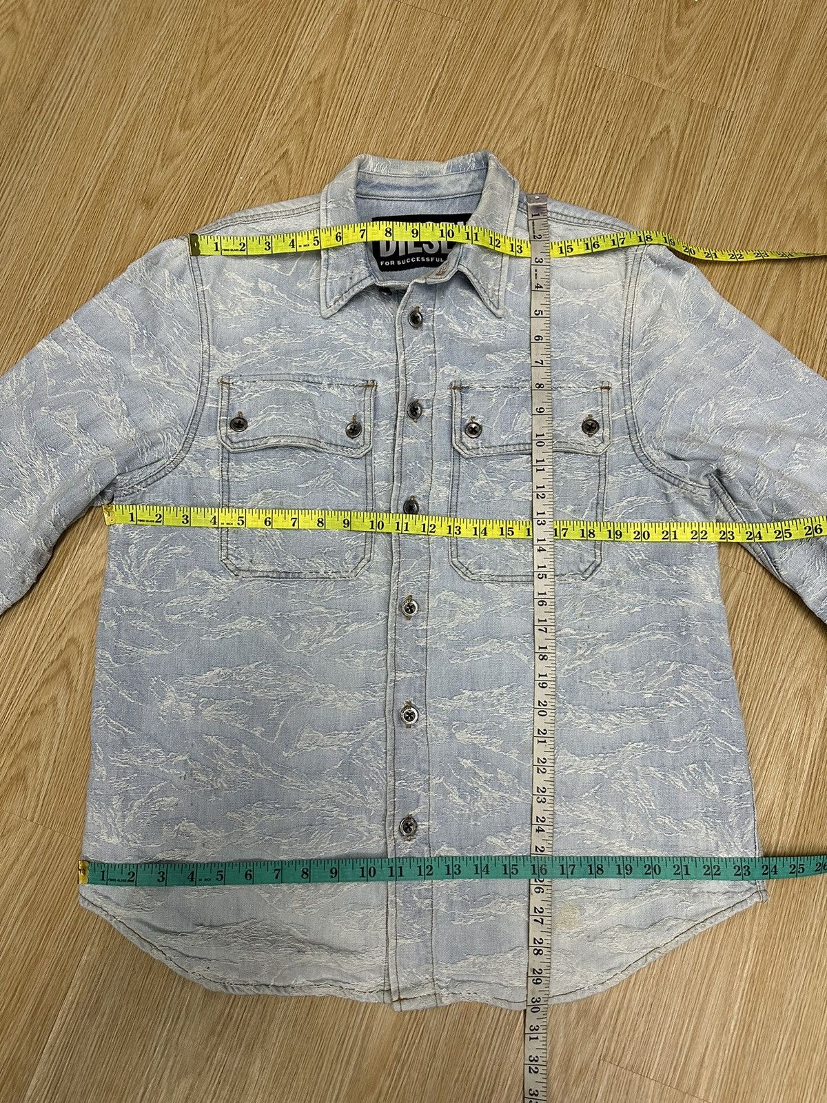 Diesel Diesel Denim Wave Dirty Design Denim Jacket Z08 Size US M / EU 48-50 / 2 - 12 Thumbnail