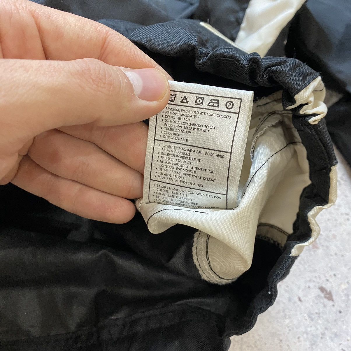 Nike × Vintage Vintage 90s Nylon Nike Jacket Mini Swoosh Baggy Fit Y2K Size US XL / EU 56 / 4 - 7 Thumbnail