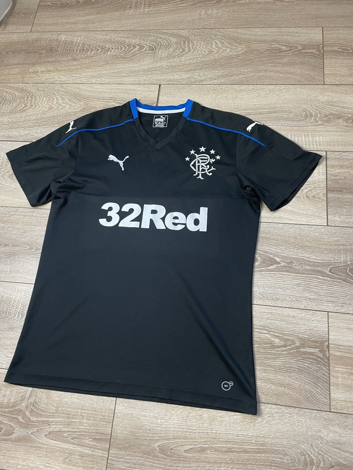 Puma 2017-18 Rangers Puma Third Football shirt Soccer Jersey L Size US L / EU 52-54 / 3 - 2 Thumbnail