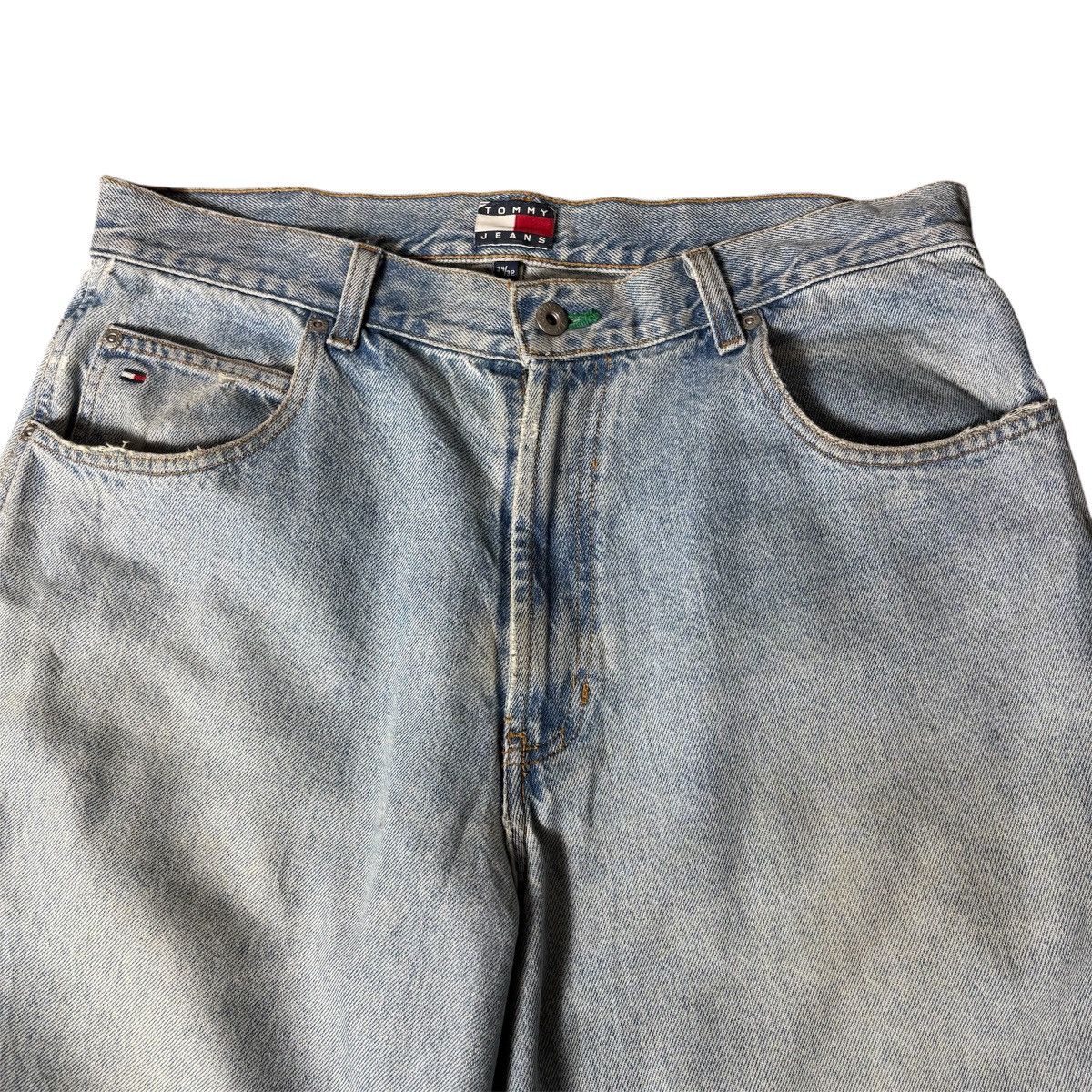 Tommy Jeans × Vintage Vintage 90s Tommy Jeans Cargo Baggy Denim Pants Size US 34 / EU 50 - 6 Thumbnail